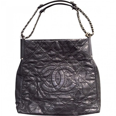 CHANEL Pre-owned Black Leather Handbag