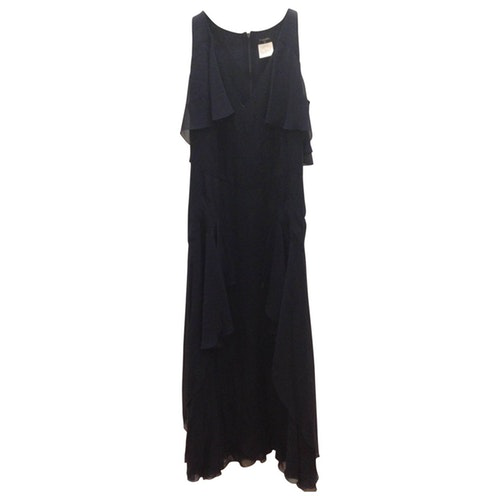 Chanel Blue Silk Dress | ModeSens