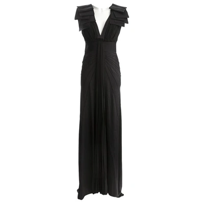 Pre-owned J.mendel Black Silk Dress