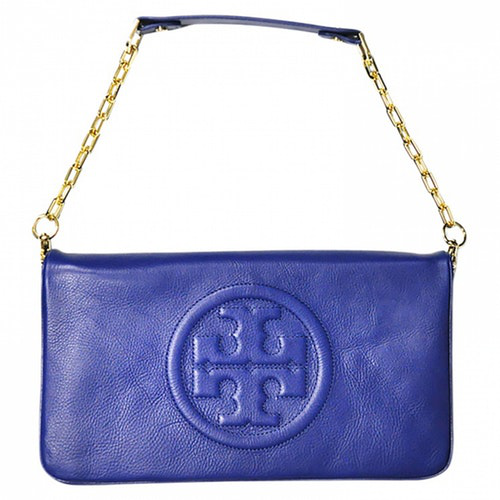 tory burch blue clutch