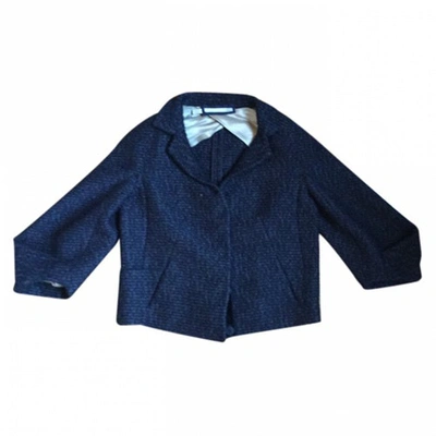 Pre-owned Aquilano Rimondi Wool Jacket In Blue