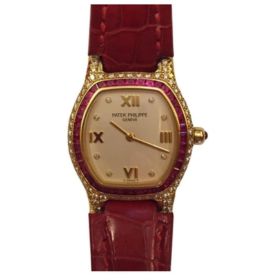 Pre-owned Patek Philippe Red Gold Watch