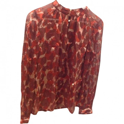 Pre-owned Whistles Blusa Seda Whstles In Red