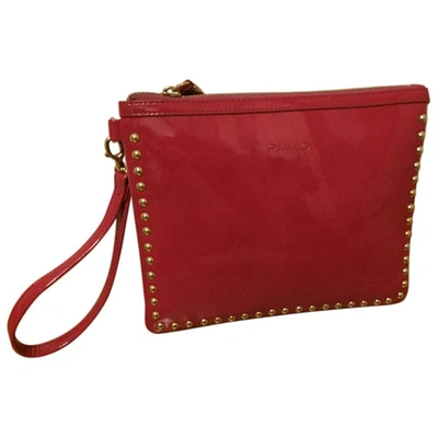 Pre-owned Pinko Patent Leather Clutch Bag
