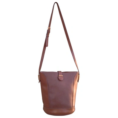 Pre-owned St Dupont Bag In Brown