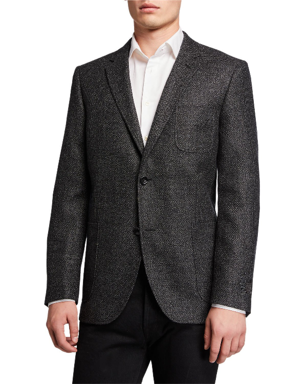 1 Like No Other Men's Soft Wool/Cotton Sport Coat In Gray | ModeSens