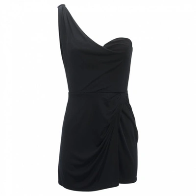 Pre-owned Issa Silk Strap Top In Black