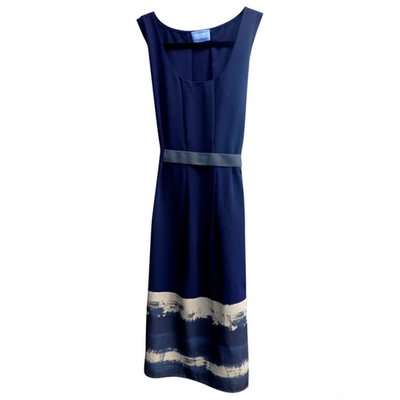 Pre-owned Vera Wang Mid-length Dress In Blue