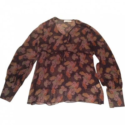 Pre-owned Paul & Joe Silk Blouse In Multicolour