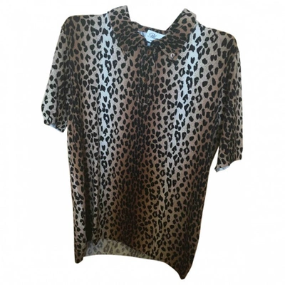 Pre-owned Blumarine Brown Viscose Top