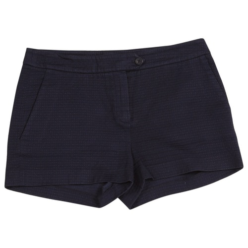 Dior Navy Cotton Shorts | ModeSens