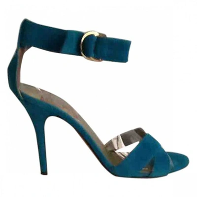 Pre-owned Michael Kors Sandals In Blue