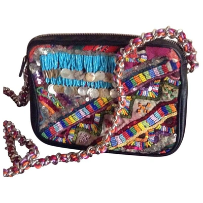 Pre-owned Sarah's Bag Leather Crossbody Bag In Multicolour