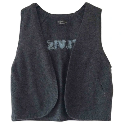 Pre-owned Zadig & Voltaire Cashmere Jumper In Anthracite