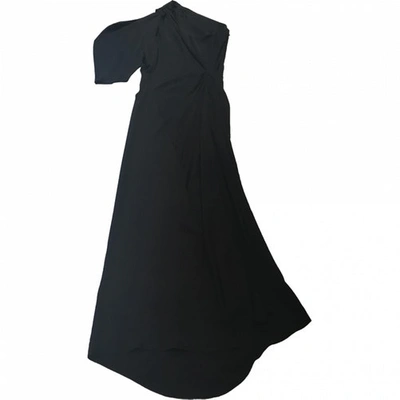 Pre-owned Vionnet Maxi Dress In Black