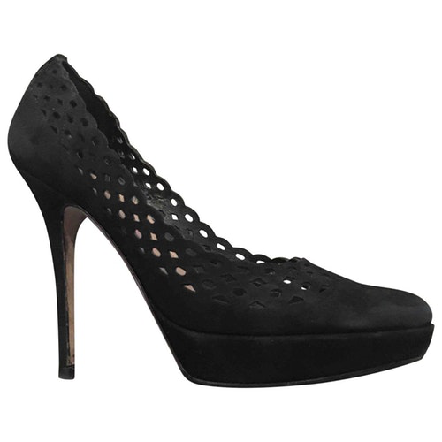 saint laurent black high heels