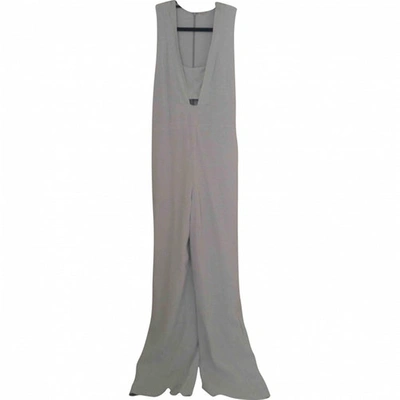 Pre-owned Adam Lippes Jumpsuit In Grey