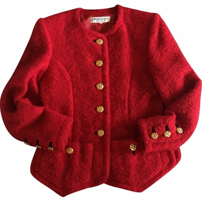 Pre-owned Saint Laurent Red Wool Jacket