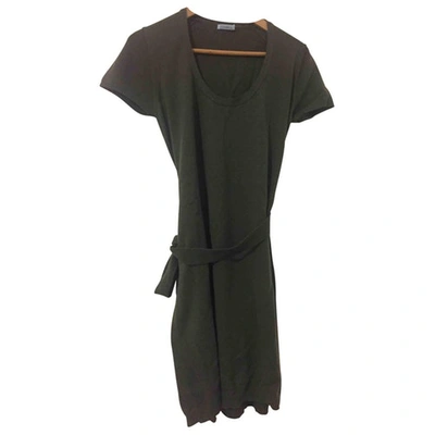 Pre-owned Malo Cashmere Mid-length Dress In Green