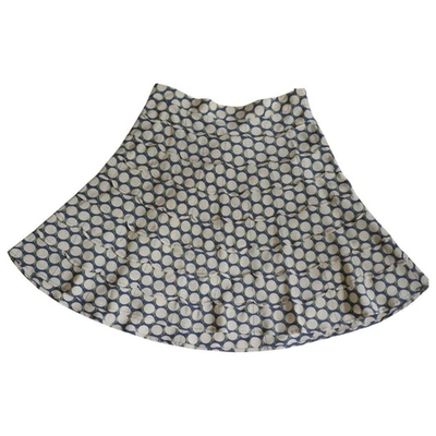 Pre-owned Marc Jacobs Silk Mid-length Skirt In Beige