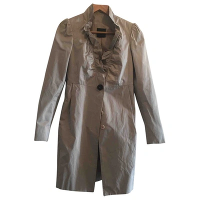 Pre-owned Pinko Beige Trench Coat