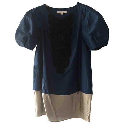 Pre-owned 3.1 Phillip Lim / フィリップ リム Silk Mini Dress In Blue