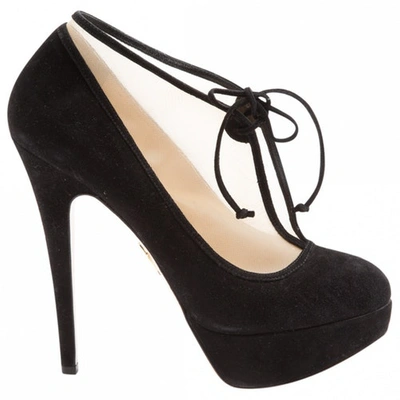 Pre-owned Charlotte Olympia Heels In Black