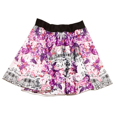 Pre-owned Pinko Mini Skirt In Pink