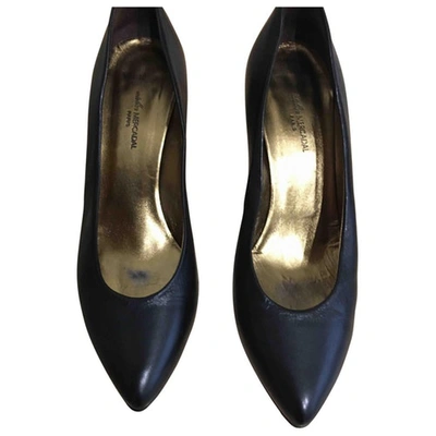 Pre-owned Atelier Mercadal Black Leather Flats