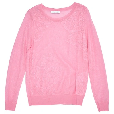 Pre-owned Sandro Jumper In Pink