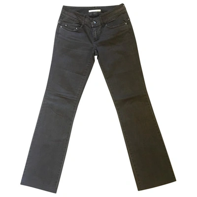 Pre-owned Ermanno Scervino Slim Pants In Brown