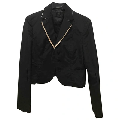 Pre-owned Alessandro Dell'acqua Black Silk Jacket