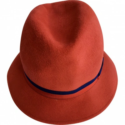 Pre-owned Anthony Peto Red Wool Hat