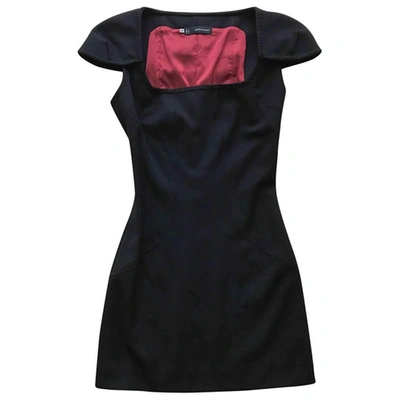 Pre-owned Dsquared2 Mini Dress In Black