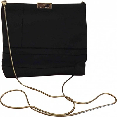 Pre-owned Trussardi Clutch Bag In Black