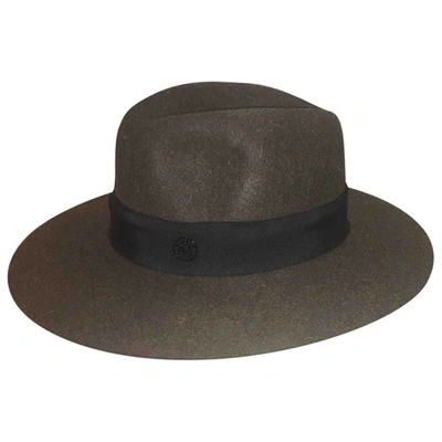 Pre-owned Maison Michel Hat In Khaki