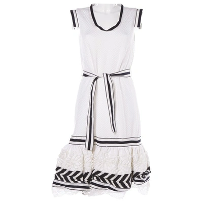 Pre-owned Alexis Mabille Mid-length Dress In White