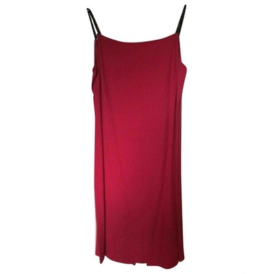 Pre-owned Emporio Armani Mid-length Dress In Red