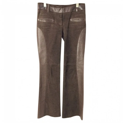 Pre-owned Dolce & Gabbana Trousers In Brown