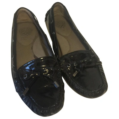 Pre-owned Vince Camuto Black Patent Leather Flats