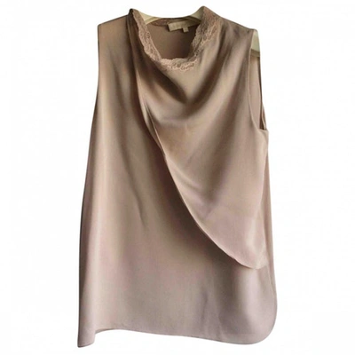 Pre-owned Vanessa Bruno Silk Blouse In Beige