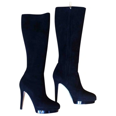 Pre-owned Jimmy Choo Boots In Black