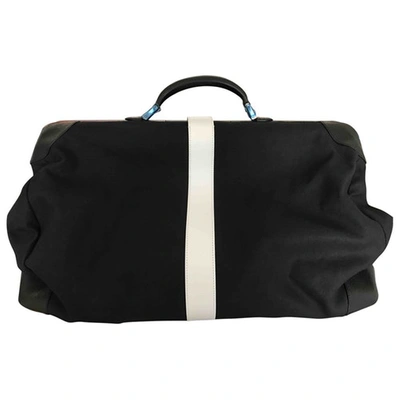 Pre-owned St Dupont Black Cloth Travel Bag