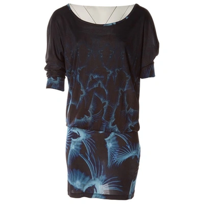 Pre-owned Mcq By Alexander Mcqueen Mini Dress In Anthracite