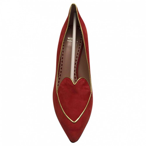 moschino red heels