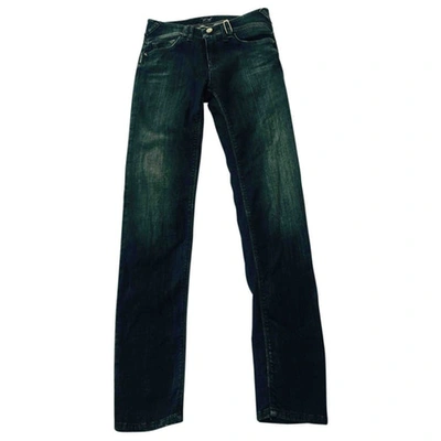 Pre-owned Armani Jeans Slim Jeans In Blue