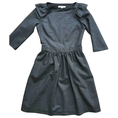 Pre-owned Paul & Joe Sister Wool Mid-length Dress In Grey