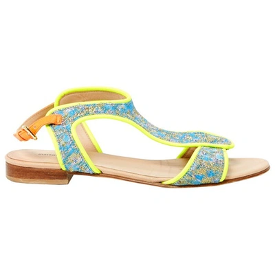 Pre-owned Markus Lupfer Cloth Sandal In Multicolour