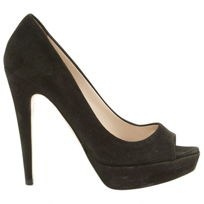 Pre-owned Miu Miu Heels In Black