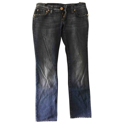 Pre-owned Dsquared2 Straight Jeans In Blue